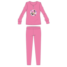 ExityKft. Disney Minnie egér pamut flanel pizsama - téli vastag gyerek pizsama - rózsaszín - 98