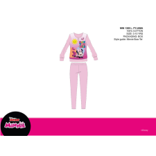ExityKft. Disney Minnie egér vékony pamut gyerek pizsama - jersey pizsama - világosrózsaszín - 134-140 gyerek hálóing, pizsama