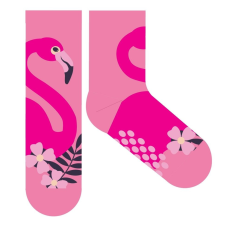 ExityKft. Flamingó csúszásgátlós teliplüss normál zokni gyerekeknek