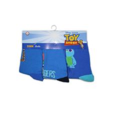 ExityKft. Gyerek pamut bokazokni - 3 pár - Toy Story - kék - 23-26 gyerek zokni