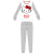 ExityKft. Hello Kitty női vékony pamut pizsama - jersey pizsama - világosszürke - S