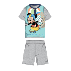 ExityKft. Nyári rövid ujjú gyerek pamut pizsama - Disney Mickey egér - Mickey felirattal - szürke - 116