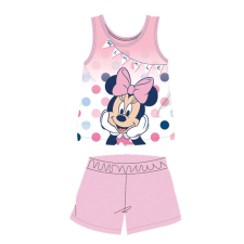 ExityKft. Nyári ujjatlan pamut baba pizsama - Disney Minnie egér - világosrózsaszín - 80 gyerek hálóing, pizsama