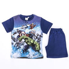 ExityKft. Rövid ujjú pamut gyerek pizsama - Bosszúállók - Ultron - sötétkék - 98