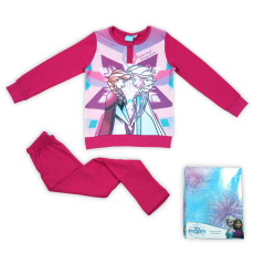 ExityKft. Téli pamut gyerek pizsama - Jégvarázs - pink - 98