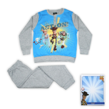 ExityKft. Téli pamut gyerek pizsama - Toy Story - szürke - 116 gyerek hálóing, pizsama