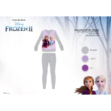 ExityKft. Téli pamut interlock gyerek pizsama - Disney Jégvarázs - szürke - 128