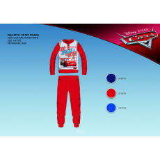 ExityKft. Téli pamut interlock gyerek pizsama - Disney Verdák - piros - 110