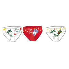 ExityKft. Unikornis karácsonyi kislány bugyi - 3 darabos pamut bugyi - 110-116 gyerek alsó