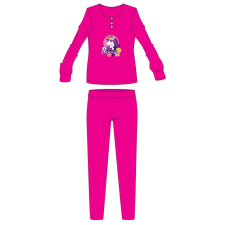 ExityKft. Unikornis téli pamut gyerek pizsama - interlock pizsama - pink - 128 gyerek hálóing, pizsama