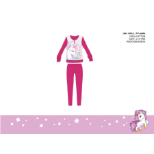 ExityKft. Unikornis vékony pamut gyerek pizsama - jersey pizsama - pink - 104 gyerek hálóing, pizsama