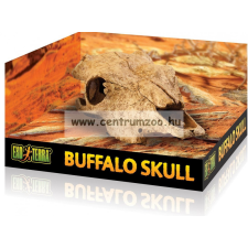  Exo-Terra Buffalo Skull - Bölény Koponya Formájú Búvóhely Hüllők Részére 13X9X24Cm (Pt2857) hüllőfelszerelés