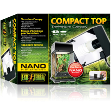Exo Terra Compact Top terrárium tető foglalattal - Nano hüllőfelszerelés