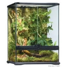  Exo-Terra Small Tall Terrarium - Dekoratív kivitelű üvegterrárium (45x45x60cm) terrárium, vivárium