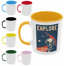 Explore other planet - Színes Bögre bögrék, csészék