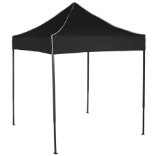 Expodom Gyorsan összecsukható sátor 2x2 m – acél, Fekete, Oldalfalak nélkül sátor