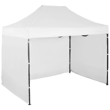 Expodom Gyorsan összecsukható sátor 2x3 m – acél, Fehér, 3 oldalfal sátor