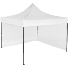 Expodom Gyorsan összecsukható sátor 3x3 m – acél, Fehér, 2 oldalfal sátor