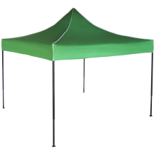 Expodom Gyorsan összecsukható sátor 3x3 m – acél, Zöld, Oldalfalak nélkül sátor