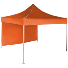 Expodom Gyorsan összecsukható sátor 3x3 m - alumínium, 1 oldalfal, Narancs sátor