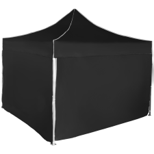 Expodom Gyorsan összecsukható sátor 3x3 m - alumínium, Fekete, 4 oldalfal sátor