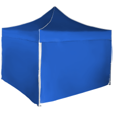 Expodom Gyorsan összecsukható sátor 3x3 m - alumínium, Kék, 4 oldalfal sátor