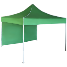 Expodom Gyorsan összecsukható sátor 3x3 m - alumínium, Zöld, 1 oldalfal sátor