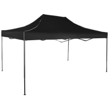 Expodom Gyorsan összecsukható sátor 3x4,5 m – acél, Fekete, Oldalfalak nélkül sátor