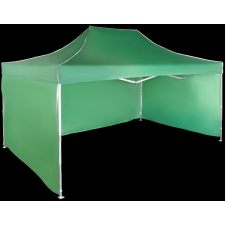 Expodom Gyorsan összecsukható sátor 3x4,5 m - alumínium, Zöld, 3 oldalfal sátor