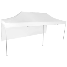 Expodom Gyorsan összecsukható sátor 3x6 m - alumínium, Fehér, 1 oldalfal sátor