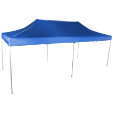 Expodom Gyorsan összecsukható sátor 3x6 m - alumínium, Kék, Oldalfalak nélkül sátor