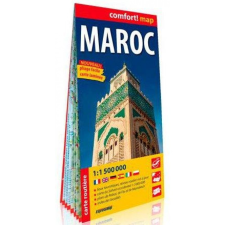 Expressmap Marokkó térkép Expressmap laminált Morocco térkép 1:1,5Mio Szahara térkép térkép