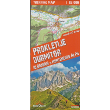 Expressmap Prokletije, Durmitor, Albán- és Montenegrói Alpok trekking térkép
