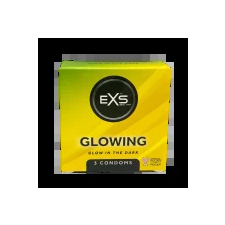 EXS Glow - világító óvszer  Kiszerelés: 3 db óvszer