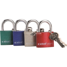  EXTOL CRAFT lakat, vas, 3 kulccsal, dobozban ; 50mm lakat