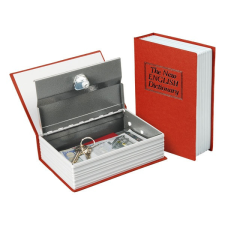 Extol Craft pénzkazetta, könyv típusú, 2db kulccsal, változó színekben, festett acél ; 245×155×55mm (99025) pénzkazetta