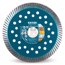 Extol Industrial TURBO gyémánt vágótárcsa 150×22,2mm (e8703053) csempevágó