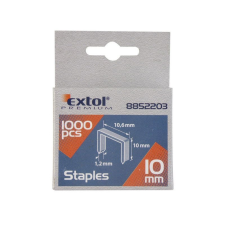 Extol PREMIUM tűzőgépkapocs 6mm 11, 3mm 0, 7mm 1000db-os 8852501 barkácsolás, csiszolás, rögzítés