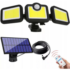 Extra erős 171 LED-es napelemes reflektor, mozgásérzékelővel, 2400 mAh, IP65 kültéri világítás
