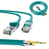 ExtraLink F/UTP CAT6 Patch kábel 2m Zöld