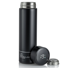 ExtraLink Smart Travel Mug LED 500ml Termosz - Fekete termosz