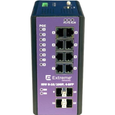 EXTREME NETWORKS 8 portos PoE+ ethernet switch  (16802) (e16802) hub és switch