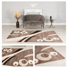  Eylül Kávé-Fehér Modern Szőnyeg 160x220 01205D-KAHVE-BEJ-160220 lakástextília