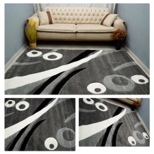  Eylül Szürke-Fekete Modern 160x220 Szőnyeg 01205D-SIYAH-GRI-160220 lakástextília