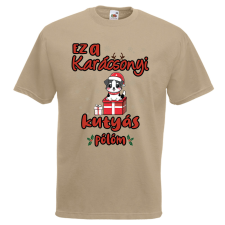  Ez a karácsonyi kutyás pólóm - Karácsonyi Férfi Póló férfi póló