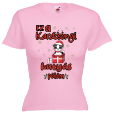  Ez a karácsonyi kutyás pólóm - Karácsonyi Női Póló