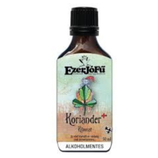 EzerJóFű Koriander+ kivonat 50ml alkoholmentes, növényi glicerinnel gyógyhatású készítmény