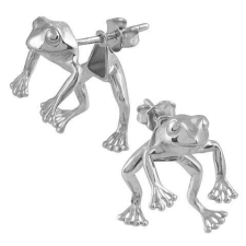 Ezüst béka fülbevaló, ezüst ékszer 1026 fülbevaló