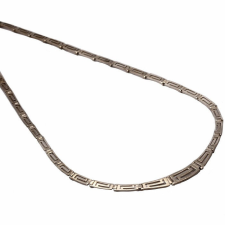  Ezüst férfi nyaklánc görög meandros mintával nyaklánc