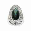 Ezüst Gyűrű Abalone Kagylóval, NRI0219/57